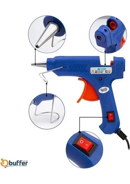 60W Silikon Mum Tabancası Büyük ( Lisinya ) modelleri