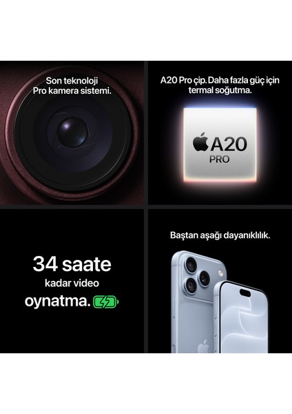iPhone 18 Pro 1 TB Gümüş
