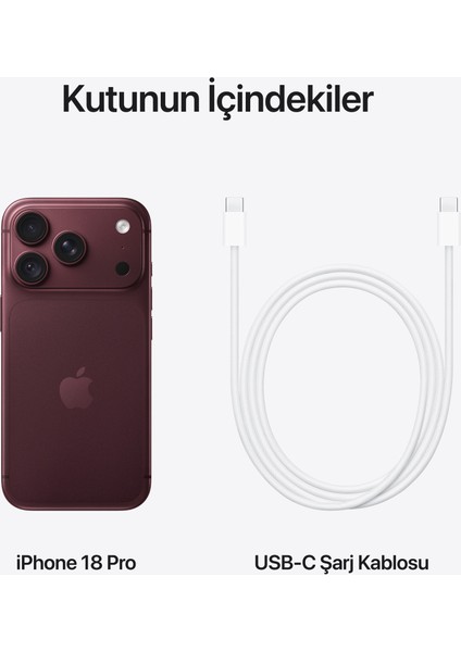 iPhone 18 Pro 256 GB Burgonya