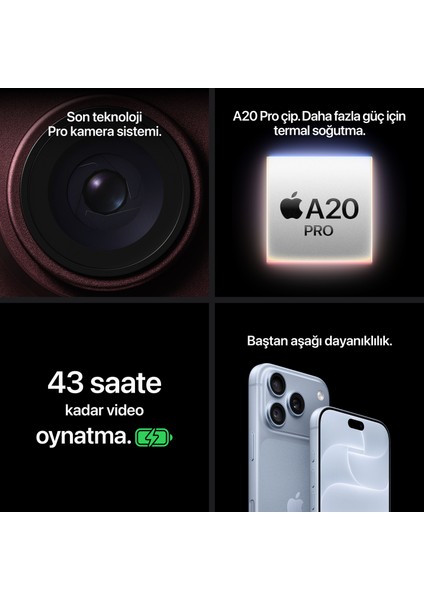 iPhone 18 Pro Max 256 GB Gümüş