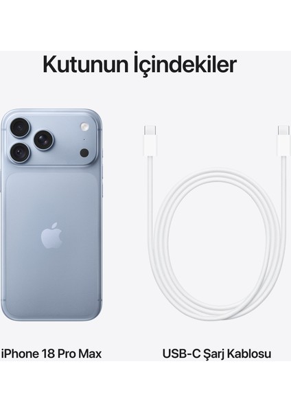 iPhone 18 Pro Max 512 GB Buzul Rengi