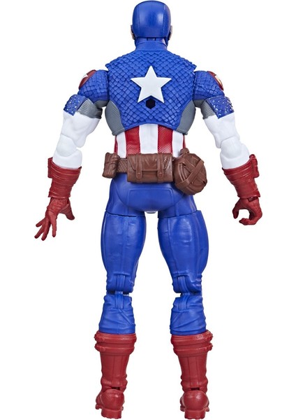 Marvel Legends Ultimate Captain America 15 cm Aksiyon Figürü - Captain America Temalı