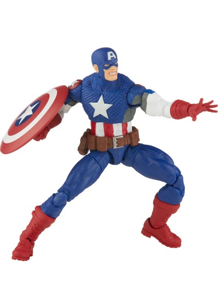 Marvel Legends Ultimate Captain America 15 cm Aksiyon Figürü - Captain America Temalı