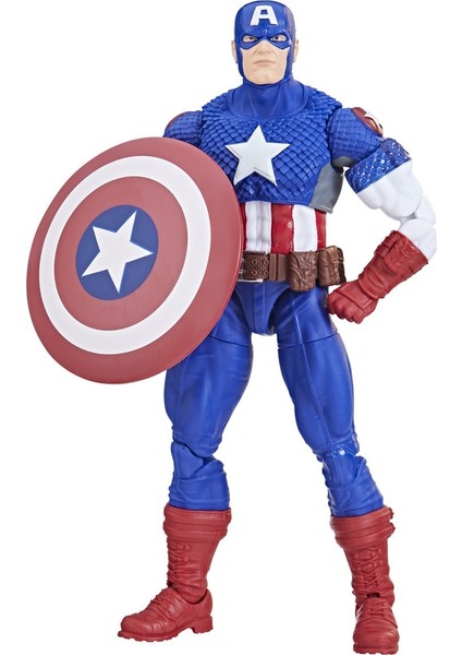 Marvel Legends Ultimate Captain America 15 cm Aksiyon Figürü - Captain America Temalı