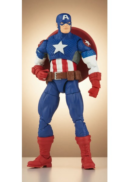 Marvel Legends Ultimate Captain America 15 cm Aksiyon Figürü - Captain America Temalı