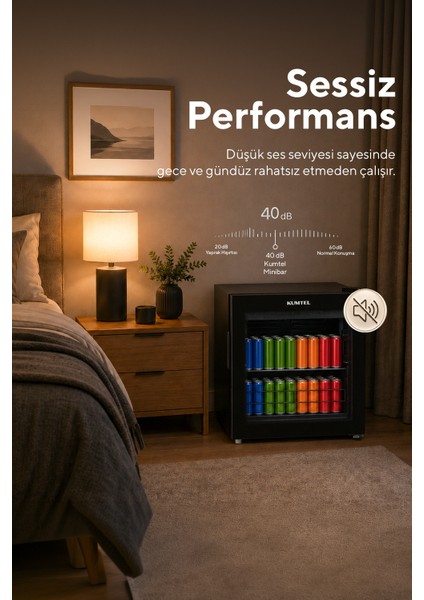 HMB-60 44 L Cam Kapılı Mini Buzdolabı (Minibar) indirimleri