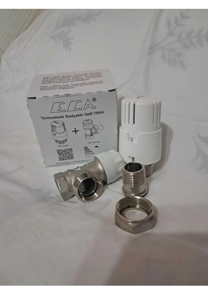 Eca Termostatik Radyatör Vanası Köşe Tipi Trv4 2 Yıl Garanti ile Yüksek Dayanıklılık Sunar fırsatları