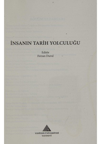 Insanın Tarih Yolculuğu indirimleri
