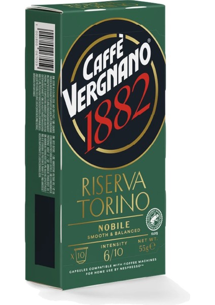 Caffè Vergnano Riserva Torino Nobile Kapsül 10'lu kutu fiyatları