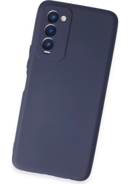 Tecno Camon 18 Kılıf First Silikon - Lacivert modelleri