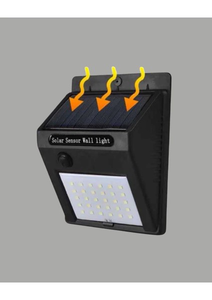 20 LED Güneş Enerjili Hareket Sensörlü Dış Mekan Duvar Lambası fırsatları