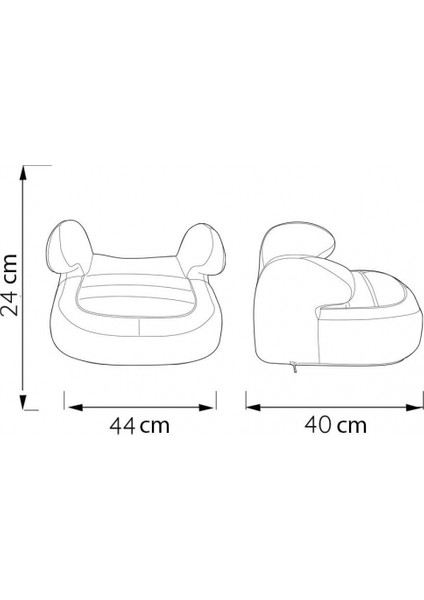 Lux 15-36KG Oto Koltuğu Yükseltici - Coco fiyatları