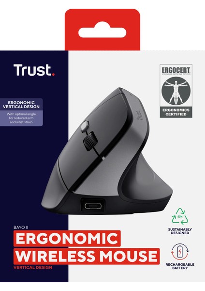 Bayo Iı Kablosuz Ergonomik Mouse fiyatları