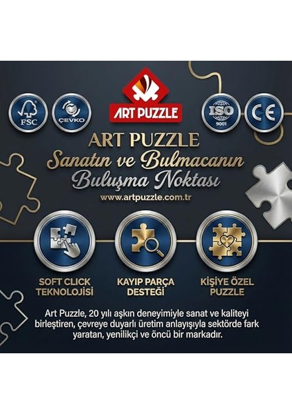 Vitray Orman Korosu 570 Parça Round Puzzle indirimleri