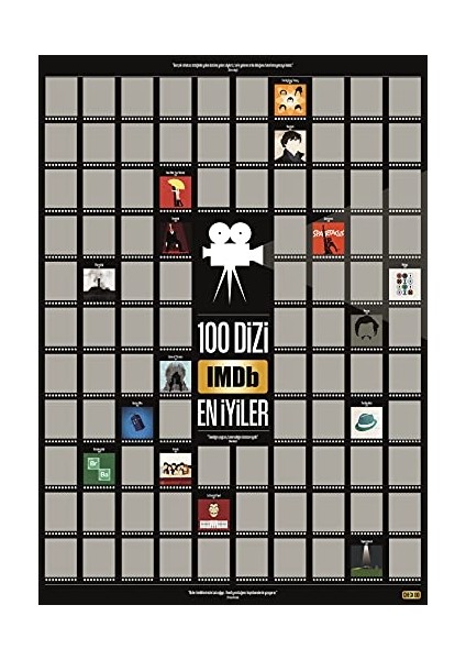 Imdb Top 100 Kazı Kazan Dizi Hediyelik Poster fiyatları