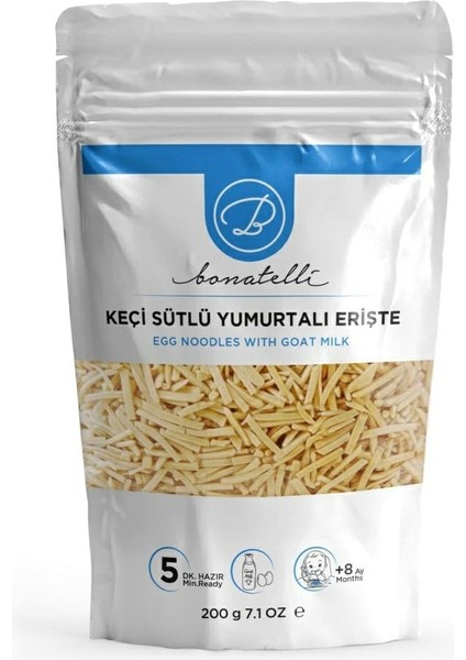 Keçi Sütlü Yumurtalı Bebek Eriştesi, 200 G, +8 Ay fiyatları
