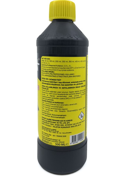 Karasinek ve Haşere Ilacı 500 ml fiyatları