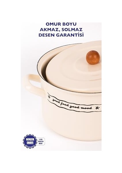 22 cm Emaye Süt, Fırın ve Haşlama Tenceresi modelleri