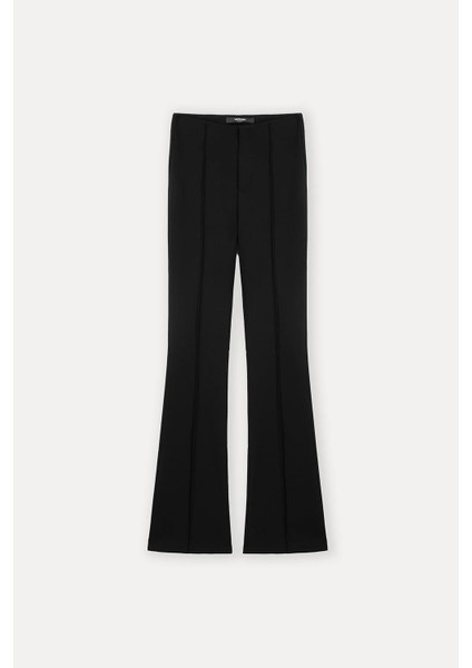 Flare pantolon siyah