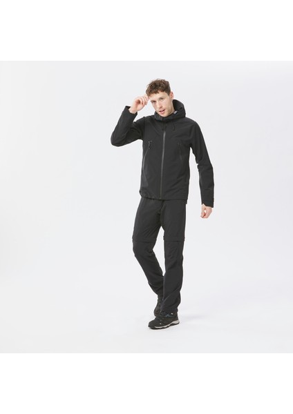 Quechua Erkek Outdoor Yağmurluk - Siyah - MH500 fiyatları