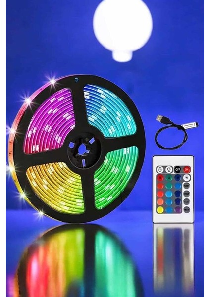 Smart Şerit LED Tv Arkası Renkli Kumandalı 10 Metre indirimleri