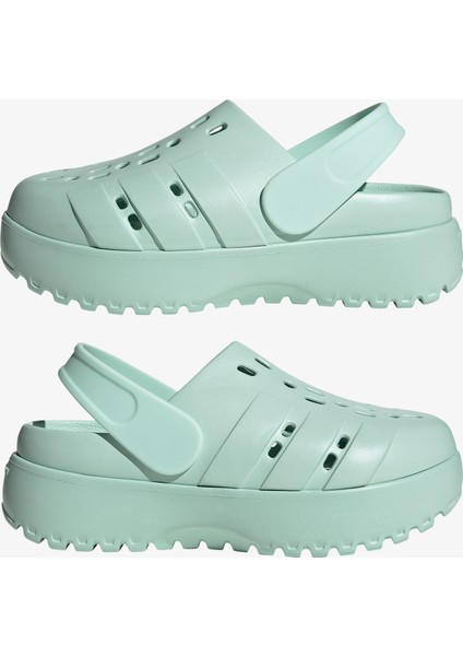 Adilette Clog Platform Kadın Mavi Terlik.-