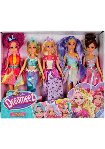81031 Sun-Fnv-Mnk-Bbk Set Dreameez Bebekler 5li
