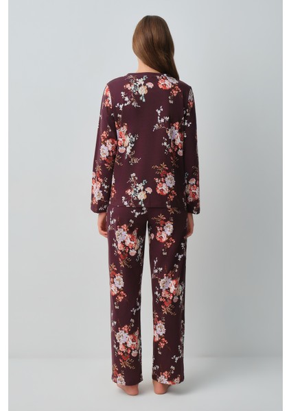 Mimoza Pamuklu Gömlek Yaka Pijama Takımı fırsatları