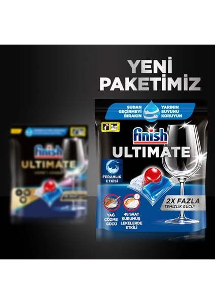 Ultimate 22 Kapsül Bulaşık Makinesi Deterjanı Tableti (1 x 22 Kapsül)