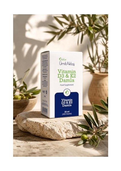 D3 K2 Vitamin Damlası - 400 Damla