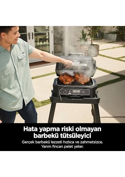 Woodfire Pro Xl Electric Bbq Grill & Smoker OG850EU