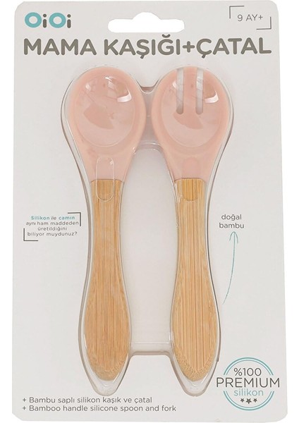 Oioi Mama Kaşığı ve Çatal Seti 010600 Pinky Pink modelleri
