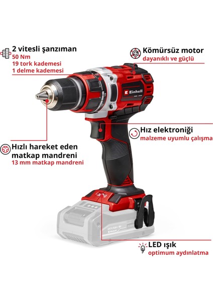 Einhell Professional Akülü Vidalama Tp-Cd 18/50 Li Bl Solo 4513887 modelleri