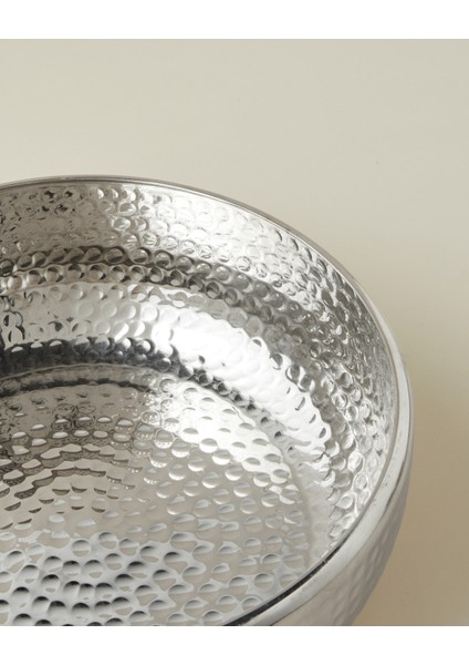 Belva Metal Dekoratif Tabak 25X9 cm Gümüş modelleri