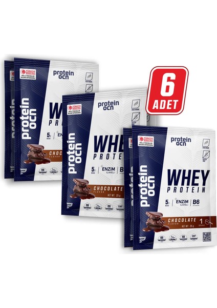 Whey Protein - 6 Tek Kullanımlık Saşe modelleri