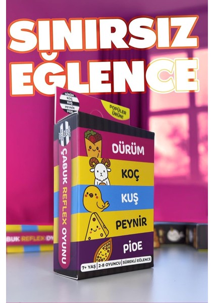 Çabuk Reflex Kart Oyunu indirimleri
