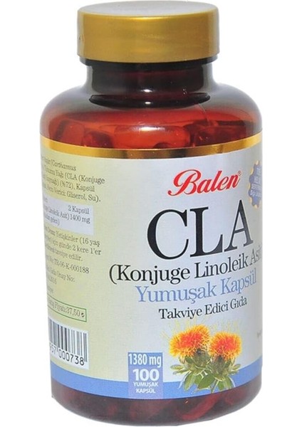 Cla - Aspir Yağı 100 Kapsül fiyatları