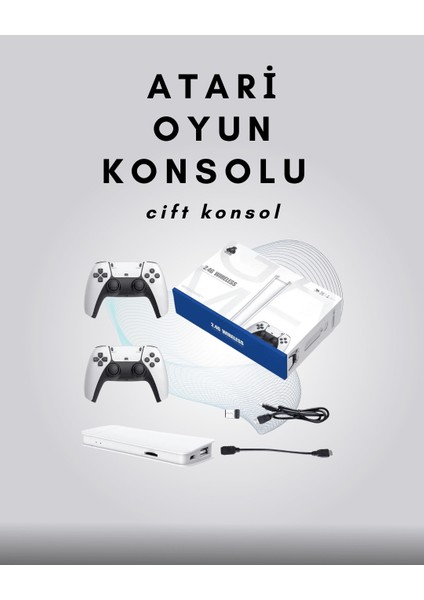Edntrend 4K Destekli Bluetooth Retro Oyun Konsolu – M15 Modeli indirimleri