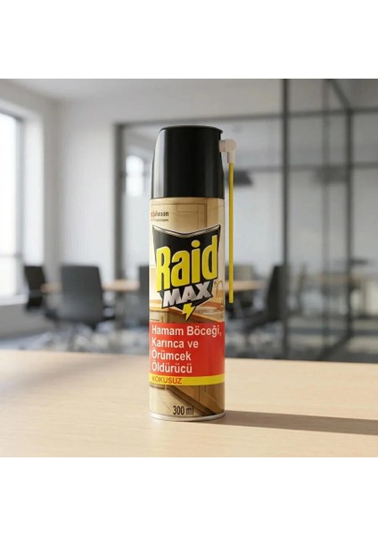 4 Adet Raid Böceksavar Max 300 ml x 3 Adet - Çok Al Az Öde modelleri