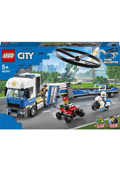 City 60244 Polis Helikopteri Nakliyesi 317 Parça ile Eğlenceli Oyun Seti Hediye Seçeneği modelleri