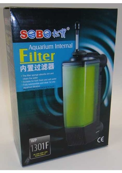 WP-1301F Akvaryum İç Filtre 600L/S 10W Uzun Ömürlü Sessiz Temizlik Özelliği fiyatları