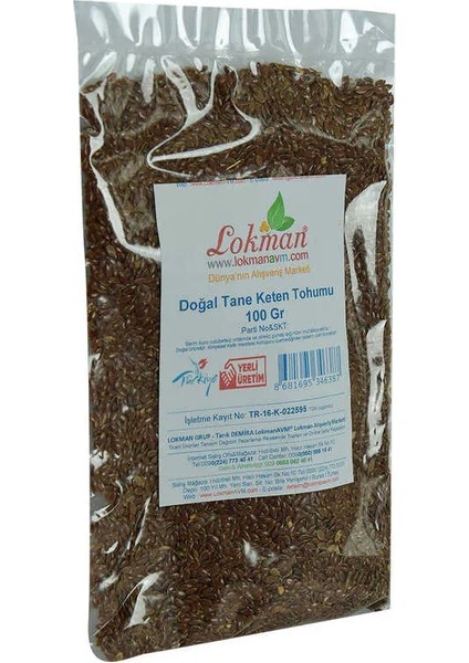 Keten Tohumu Tane Doğal 100 gr Paket modelleri