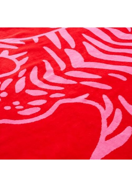 Pembe-Kırmızı Plaj Havlusu Tabea, 90X150 cm fiyatları