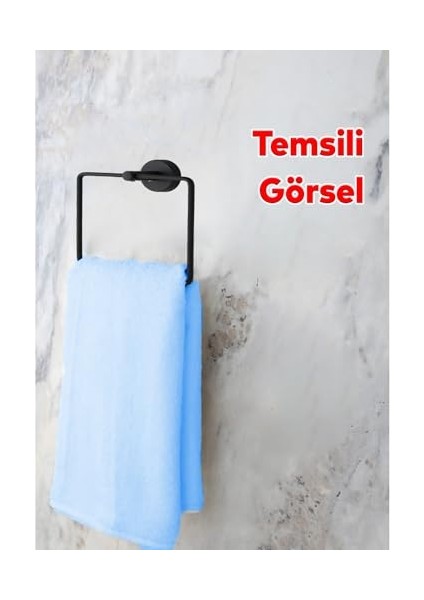 Kare Siyah Vidalı Paslanmaz Metal Havluluk modelleri