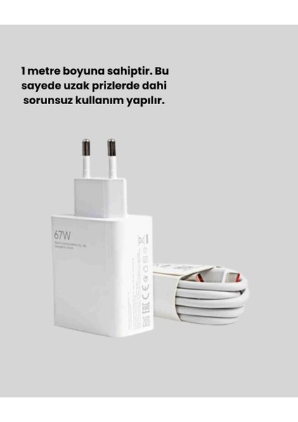 67 Watt Type C Turbo Şarj Seti fiyatları