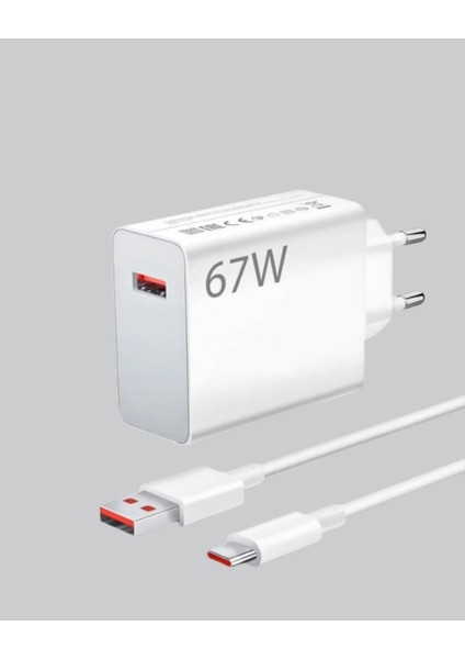 67 Watt Type C Turbo Şarj Seti indirimleri
