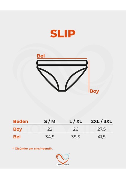 - Bare Kadın Slip 3 lü Paket Beyaz