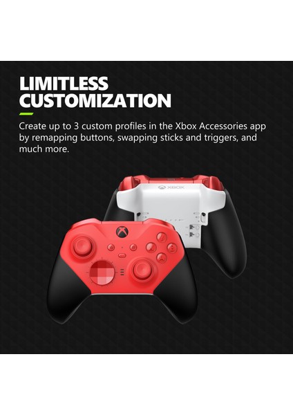 Xbox Elite Series 2 Core Wireless Gaming Controller – Red – Xbox Series X|s, Xbox One, Windows Pc, A indirimleri