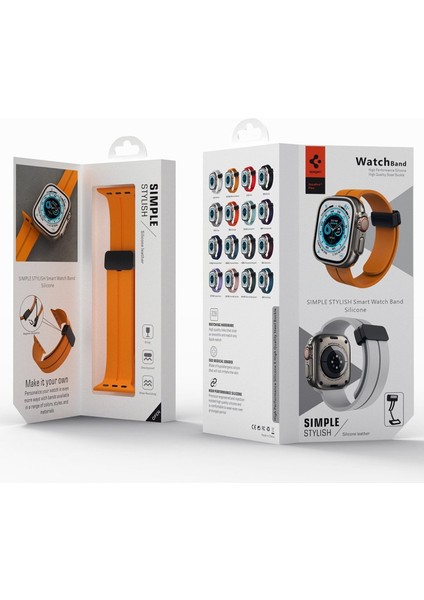 Apple Watch 42MM Uyumlu KR412 Elegance Stylısh Kordon - Derin Mor indirimleri