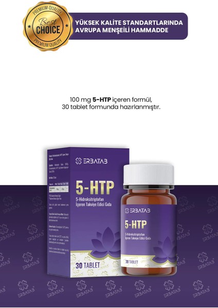 5-Htp Hidroksitriptofan İçeren Takviye Edici Gıda 30 Tablet fırsatları